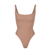 FITS EVERYBODY SQUARE NECK BODYSUIT | SIENNA (BODYSUITS) LAYS FLAT ON A WHITE BACKGROUND | FLT