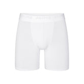 SKIMS STRETCH MENS 5" BOXER BRIEF | CHALK (MENS BOXERS, MENS UNDERWEAR) LAYS FLAT ON A WHITE BACKGROUND | FLT