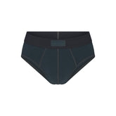 SKIMS COTTON MENS BRIEF | VERDANT FLAT ON A WHITE BACKGROUND | FLT