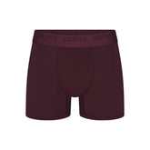 SKIMS STRETCH MENS 3" BOXER BRIEF | CURRANT FLAT ON A WHITE BACKGROUND | FLT