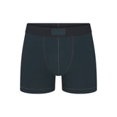 SKIMS COTTON MENS 3" BOXER BRIEF | VERDANT FLAT ON A WHITE BACKGROUND | FLT