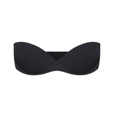 SKIMS ULTIMATE BRA STRAPLESS PUSH-UP BRA | ONYX (PUSH-UP BRAS) LAYS FLAT ON A WHITE BACKGROUND | FLT