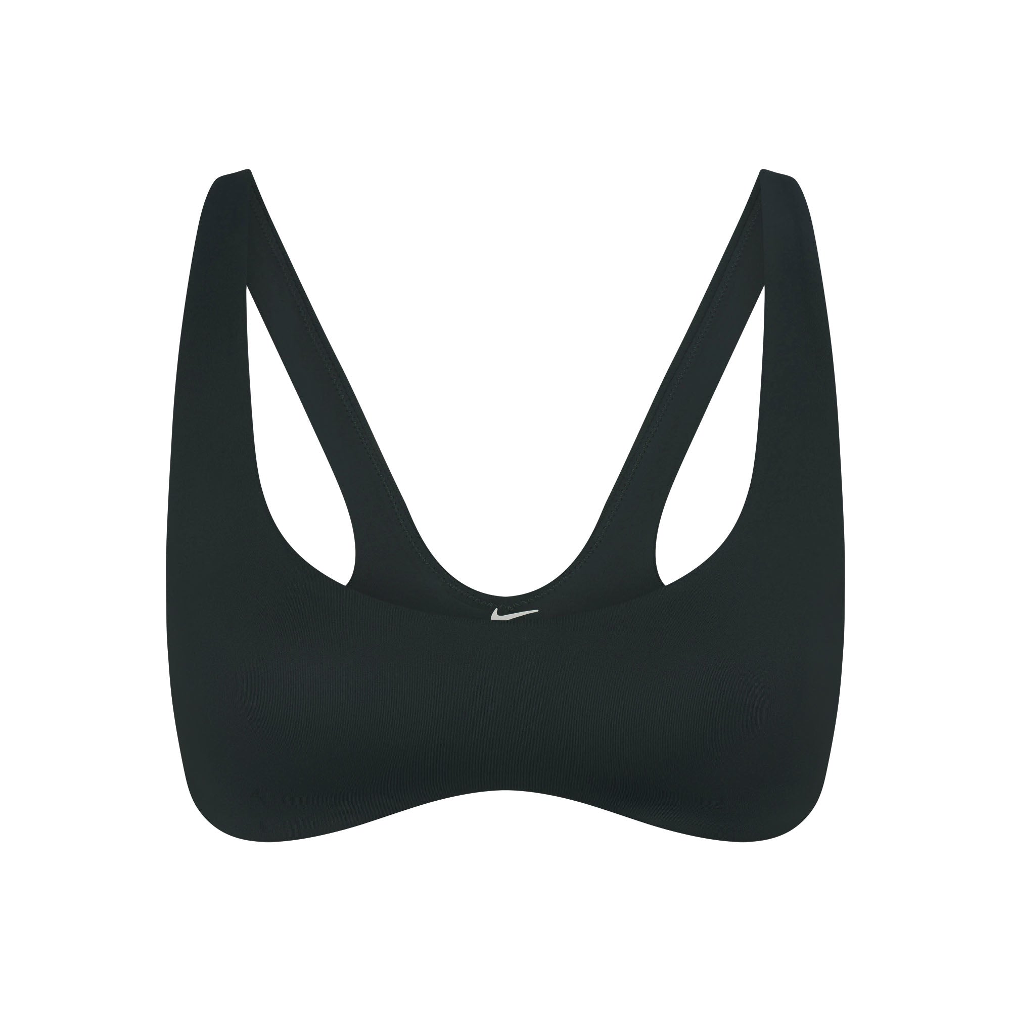 NikeSKIMS MATTE SHAPING SCOOP BRA | DARK TEAL FLAT ON A WHITE BACKGROUND | FLT