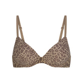 FITS EVERYBODY TRIANGLE BRALETTE | DESERT LEOPARD INK PRINT & LAYS FLAT ON A WHITE BACKGROUND | FLT