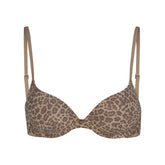FITS EVERYBODY PUSH-UP BRA | DESERT LEOPARD INK PRINT & LAYS FLAT ON A WHITE BACKGROUND | FLT