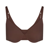 SMOOTHING INTIMATES FULL COVERAGE BRA | COCOA (MENS BUNDLES) FLAT ON A WHITE BACKGROUND | FLT