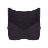 FITS EVERYBODY BACK SMOOTHING FULL COVERAGE BRA | ONYX (FULL COVERAGE BRAS) FLAT ON A WHITE BACKGROUND | FLT