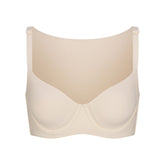 FITS EVERYBODY BACK SMOOTHING FULL COVERAGE BRA | SAND (FULL COVERAGE BRAS) FLAT ON A WHITE BACKGROUND | FLT