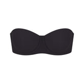 FITS EVERYBODY STRAPLESS BRA | ONYX (STRAPLESS BRAS) LAYS FLAT ON A WHITE BACKGROUND | FLT