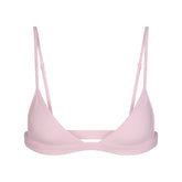 EVERYDAY COTTON TRIANGLE BRALETTE | PEONY FLAT ON A WHITE BACKGROUND | FLT