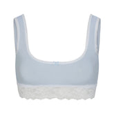 LIGHTWEIGHT COTTON LACE SCOOP BRALETTE | AIRSPACE FLAT ON A WHITE BACKGROUND | FLT