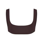 RAW EDGE COTTON MICRO SCOOP BRALETTE | PHOENIX FLAT ON A WHITE BACKGROUND | FLT