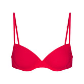 EVERYDAY COTTON T-SHIRT BRA | CARMINE FLAT ON A WHITE BACKGROUND | FLT