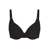 EVERYDAY COTTON FULL COVERAGE BRA | ONYX FLAT ON A WHITE BACKGROUND | FLT