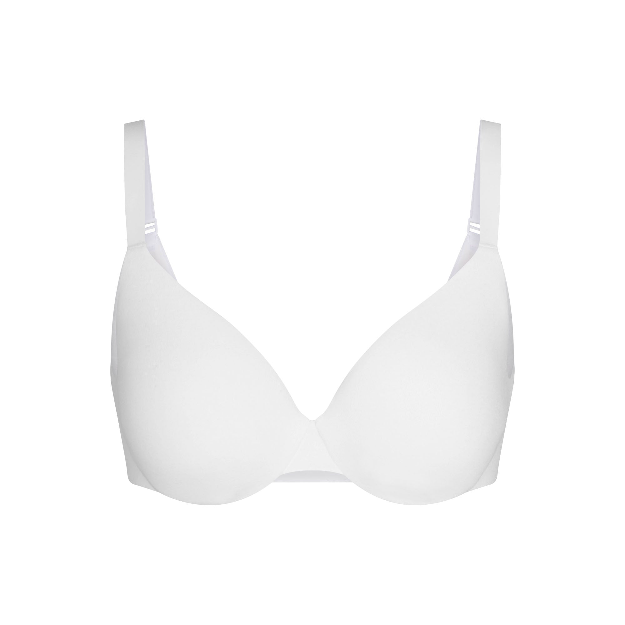 EVERYDAY COTTON FULL COVERAGE BRA | SNOW FLAT ON A WHITE BACKGROUND | FLT