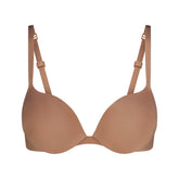 SKIMS ULTIMATE TEARDROP T-SHIRT BRA | SIENNA FLAT ON A WHITE BACKGROUND | FLT