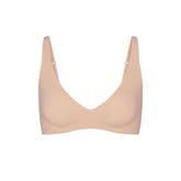 NAKED PLUNGE BRALETTE | MICA (PLUNGE BRALETTES) LAYS FLAT ON A WHITE BACKGROUND | FLT