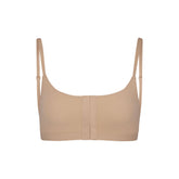 ADAPTIVE FITS EVERYBODY SCOOP BRALETTE | CLAY (ADAPTIVE BRALETTES) LAYS FLAT ON A WHITE BACKGROUND | FLT