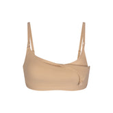 FITS EVERYBODY MATERNITY PUMPING SCOOP BRALETTE | CLAY (MATERNITY BRALETTES) LAYS FLAT ON A WHITE BACKGROUND | FLT