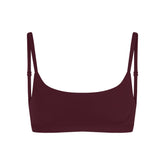FITS EVERYBODY SCOOP BRALETTE | CURRANT FLAT ON A WHITE BACKGROUND | FLT