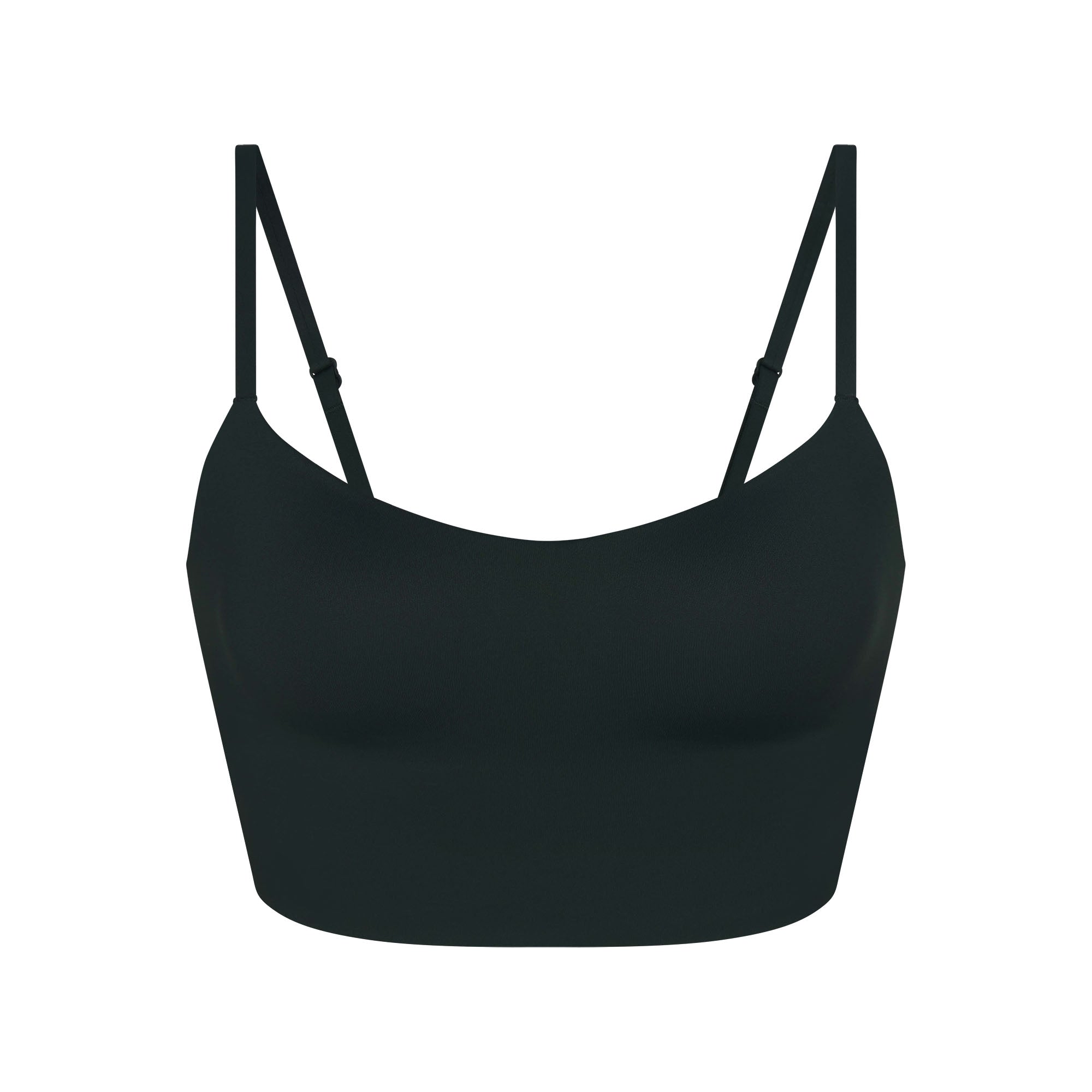 NikeSKIMS MATTE CAMI BRA TOP | DARK TEAL FLAT ON A WHITE BACKGROUND | FLT