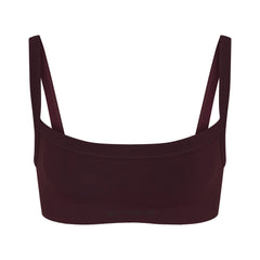 NikeSKIMS VINTAGE SEAMLESS CAMI BRA | CURRANT FLAT ON A WHITE BACKGROUND | FLT