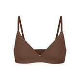 FITS EVERYBODY CROSSOVER BRALETTE | JASPER (TRIANGLE BRALETTES) LAYS FLAT ON A WHITE BACKGROUND | FLT