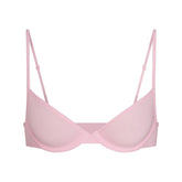 EVERYDAY COTTON UNLINED DEMI BRA | PEONY FLAT ON A WHITE BACKGROUND | FLT