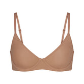 FITS EVERYBODY UNLINED DEMI BRA | SIENNA (DEMI BRAS) LAYS FLAT ON A WHITE BACKGROUND | FLT