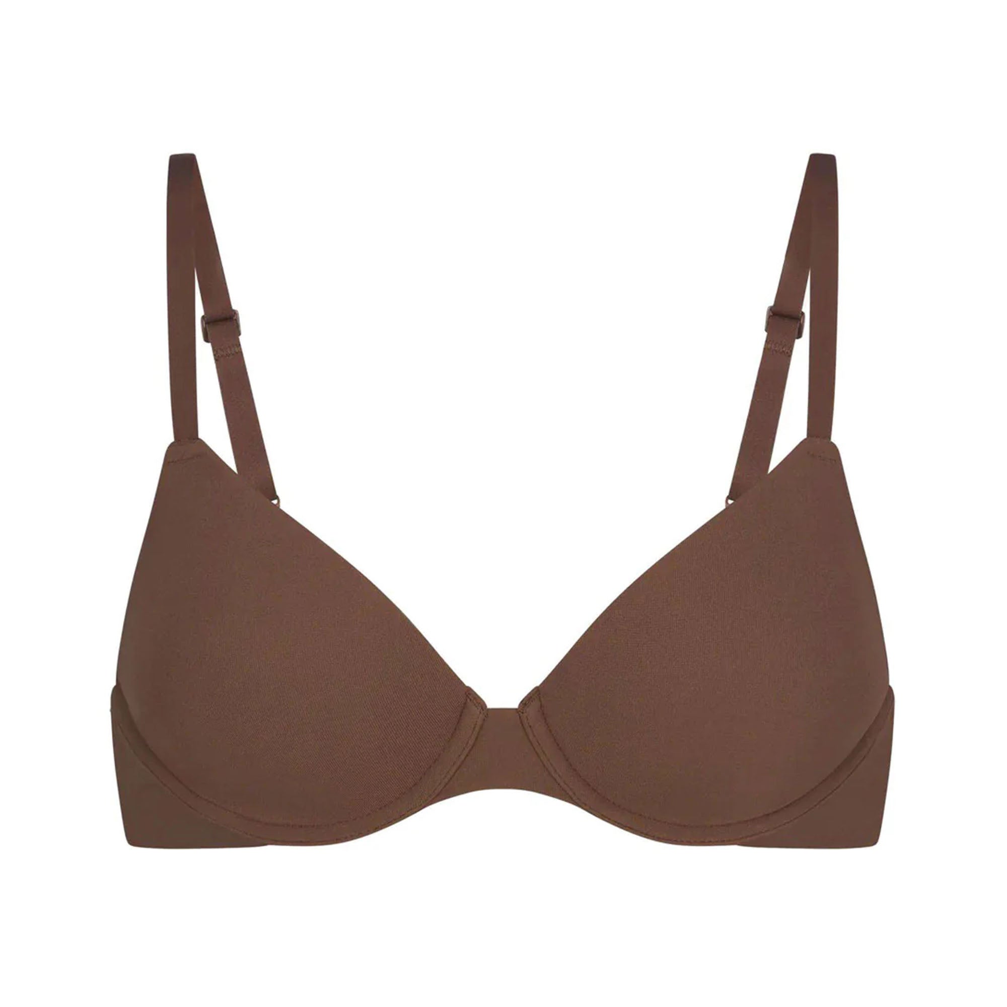 FITS EVERYBODY T-SHIRT BRA | JASPER (DEMI BRAS) LAYS FLAT ON A WHITE BACKGROUND | FLT