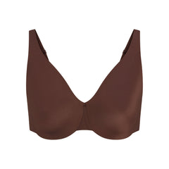 SMOOTHING INTIMATES UNLINED MINIMIZER BRA | COCOA FLAT ON A WHITE BACKGROUND | FLT