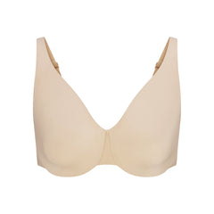 SMOOTHING INTIMATES UNLINED MINIMIZER BRA | SAND FLAT ON A WHITE BACKGROUND | FLT