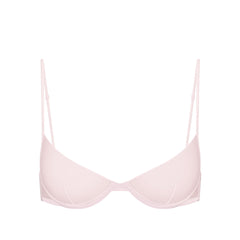 INVISIBLE PLUNGE BRA | BARELY PINK FLAT ON A WHITE BACKGROUND | FLT