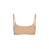 FITS EVERYBODY MASTECTOMY SCOOP BRALETTE | CLAY FLAT ON A WHITE BACKGROUND | @ | FOCUS: 0.9, 0.1, 0.7