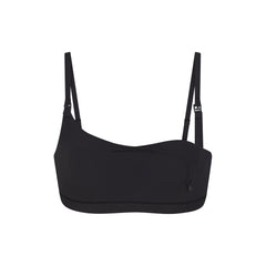 FITS EVERYBODY MATERNITY NURSING SCOOP BRALETTE | ONYX (MATERNITY BRALETTES) LAYS FLAT ON A WHITE BACKGROUND | FOCUS: 0.0, 1.0, 0.9