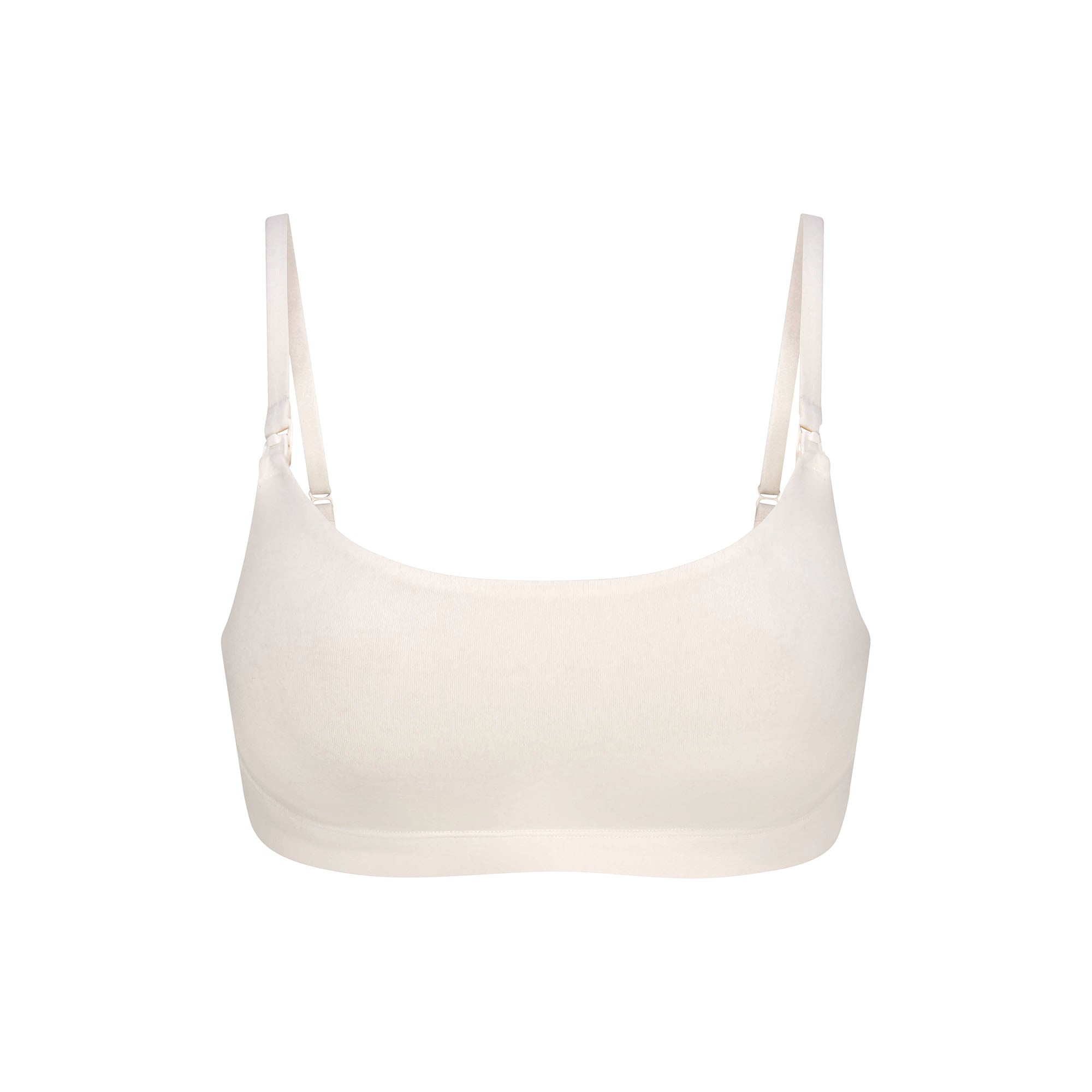 COTTON JERSEY MATERNITY NURSING SCOOP BRALETTE | MARBLE FLAT ON A WHITE BACKGROUND | FLT