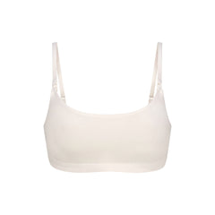 COTTON JERSEY MATERNITY NURSING SCOOP BRALETTE | MARBLE FLAT ON A WHITE BACKGROUND | FLT