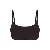 COTTON JERSEY MATERNITY NURSING SCOOP BRALETTE | SOOT FLAT ON A WHITE BACKGROUND | FLT