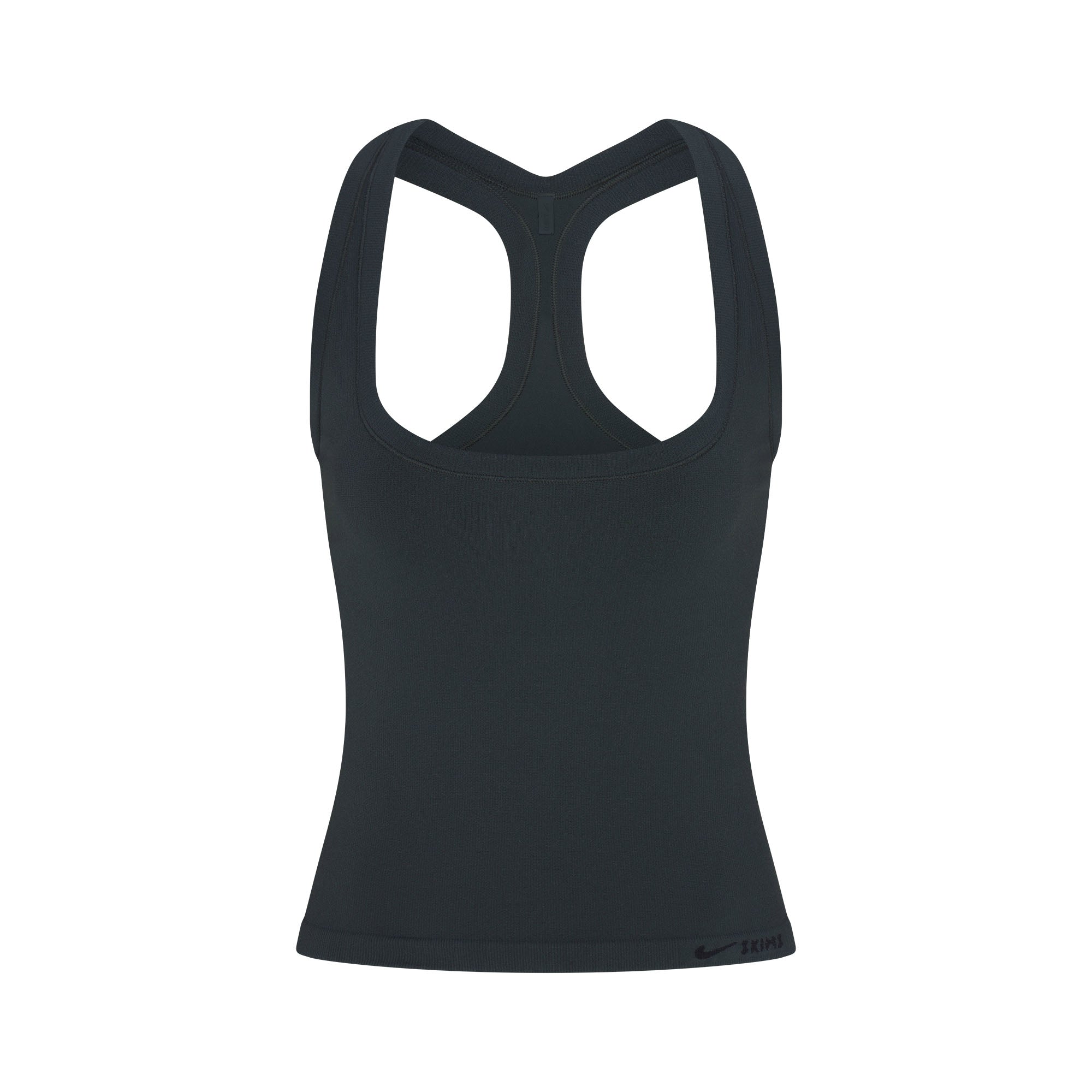 NikeSKIMS VINTAGE SEAMLESS RACER BACK TANK | DARK TEAL FLAT ON A WHITE BACKGROUND | FLT