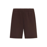 FRENCH TERRY LONG SHORT | ESPRESSO LAYS FLAT ON A WHITE BACKGROUND | FLT