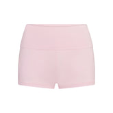 COTTON JERSEY FOLDOVER SHORT | CHERRY BLOSSOM LAYS FLAT ON A WHITE BACKGROUND | FLT