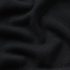 ESSENTIAL SWEATERS ROUNDED CROPPED CARDIGAN | ONYX & LAYS FLAT ON A WHITE BACKGROUND | FLT