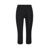 CUPRO JERSEY WRAP CAPRI | OBSIDIAN FLAT ON A WHITE BACKGROUND | FLT