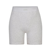 BOYFRIEND BOXER | LIGHT HEATHER GREY (BOXERS, BOTTOMS) LAYS FLAT ON A WHITE BACKGROUND | FLT