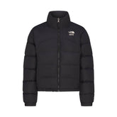 THE NORTH FACE X SKIMS 2000 RETRO NUPTSE JACKET | ONYX FLAT ON A WHITE BACKGROUND | FLT