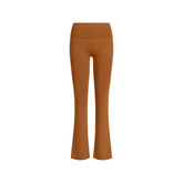 COTTON JERSEY FOLDOVER PANT | CHAI FLAT ON A WHITE BACKGROUND | FLT