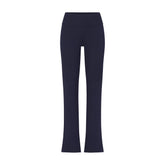 COTTON JERSEY FOLDOVER PANT | NAVY FLAT ON A WHITE BACKGROUND | FLT