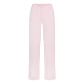 COTTON JERSEY STRAIGHT LEG PANT | CHERRY BLOSSOM FLAT ON A WHITE BACKGROUND | FLT
