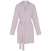 SOFT LOUNGE ROBE | IRIS MICA FLAT ON A WHITE BACKGROUND | FLT