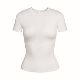 COTTON JERSEY T-SHIRT | MARBLE FLAT ON A WHITE BACKGROUND | FLT